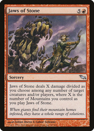 Jaws of Stone [Shadowmoor] | Exor Games Truro