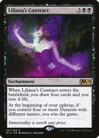 Liliana's Contract [Core Set 2019] | Exor Games Truro