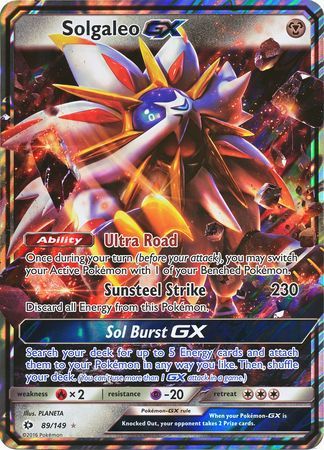 Solgaleo GX (89/149) (Jumbo Card) [Sun & Moon: Base Set] | Exor Games Truro