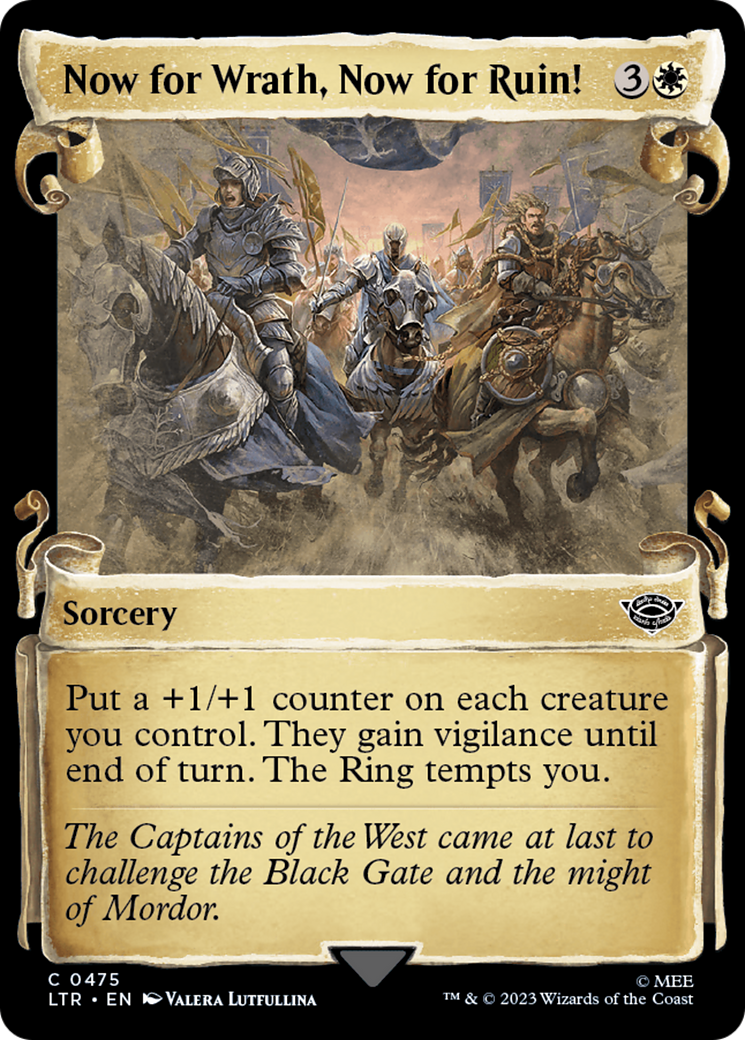 Now for Wrath, Now for Ruin! [The Lord of the Rings: Tales of Middle-Earth Showcase Scrolls] | Exor Games Truro