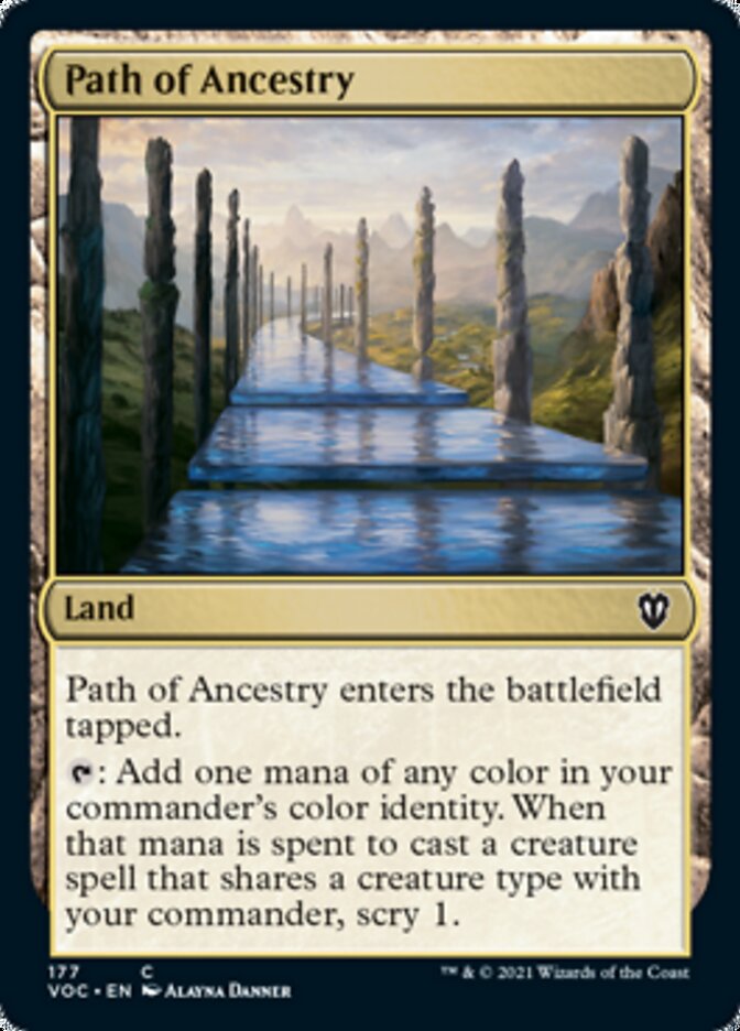 Path of Ancestry [Innistrad: Crimson Vow Commander] | Exor Games Truro