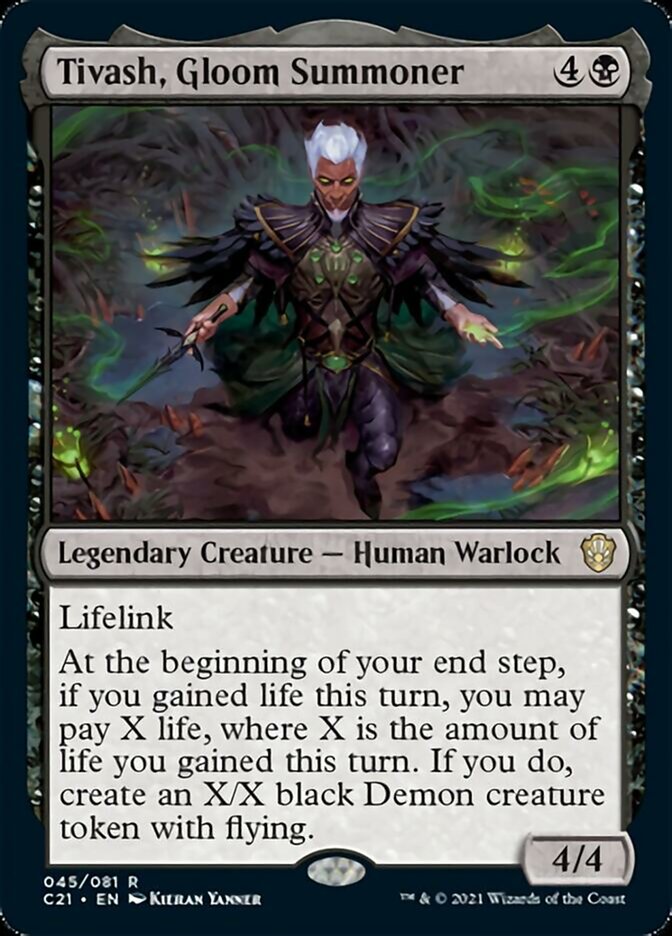 Tivash, Gloom Summoner [Commander 2021] | Exor Games Truro