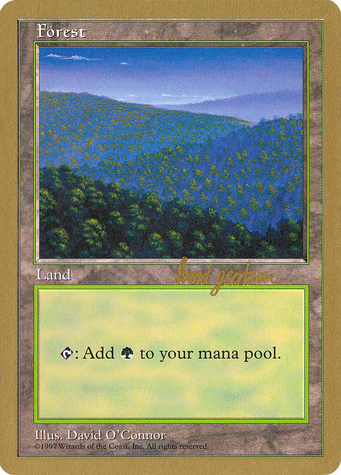 Forest (418) (Svend Geertsen) [World Championship Decks 1997] | Exor Games Truro