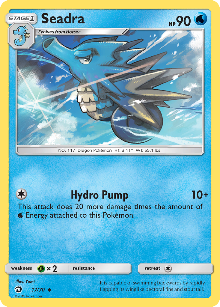 Seadra (17/70) [Sun & Moon: Dragon Majesty] | Exor Games Truro