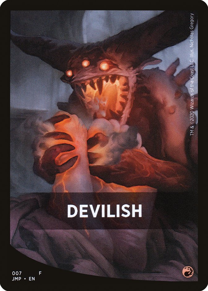 Devilish Theme Card [Jumpstart Front Cards] | Exor Games Truro