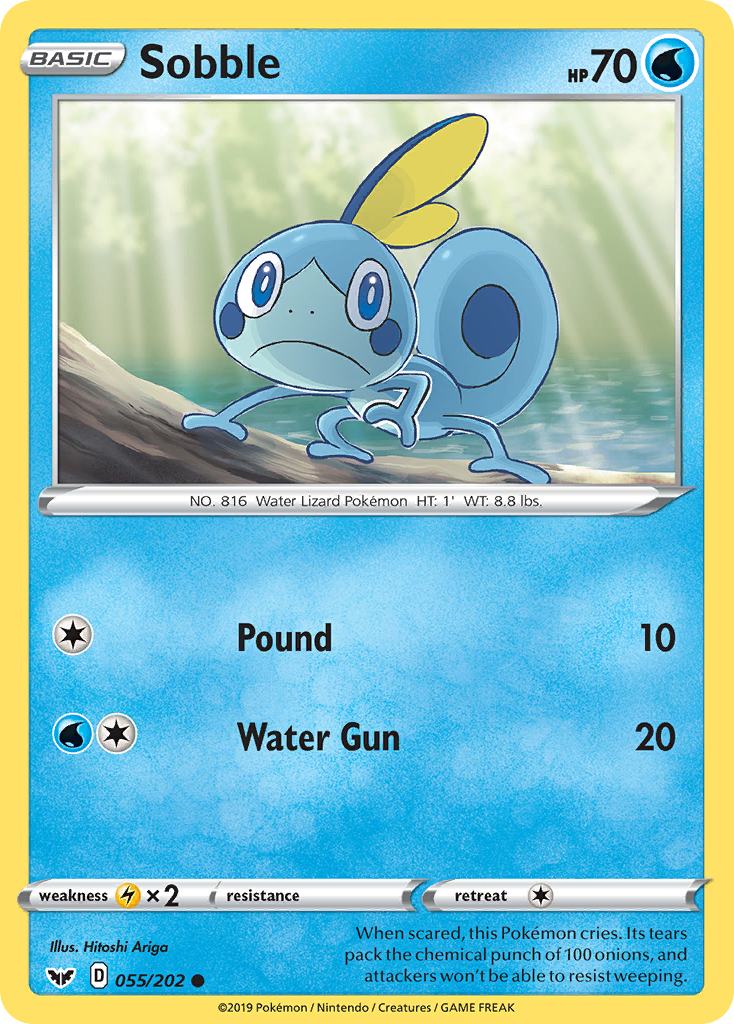 Sobble (055/202) [Sword & Shield: Base Set] | Exor Games Truro