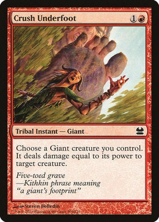 Crush Underfoot [Modern Masters] | Exor Games Truro