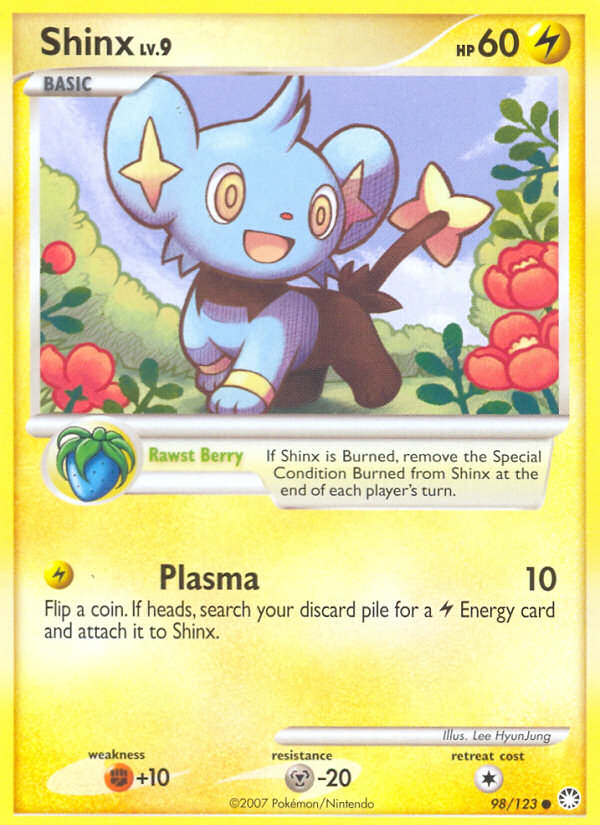 Shinx (98/123) [Diamond & Pearl: Mysterious Treasures] | Exor Games Truro