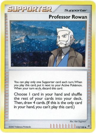 Professor Rowan (112/130) (Cosmos Holo) [Diamond & Pearl: Base Set] | Exor Games Truro