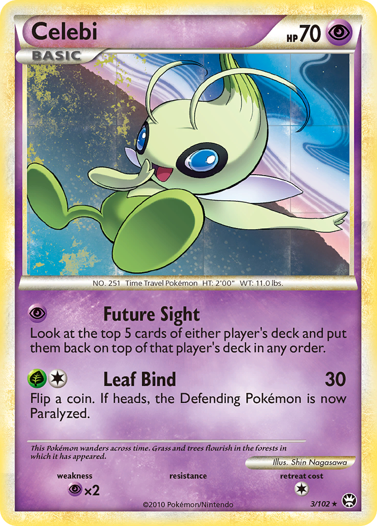 Celebi (3/102) [HeartGold & SoulSilver: Triumphant] | Exor Games Truro