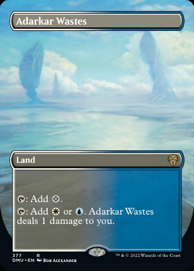 Adarkar Wastes (Borderless Alternate Art) [Dominaria United] | Exor Games Truro