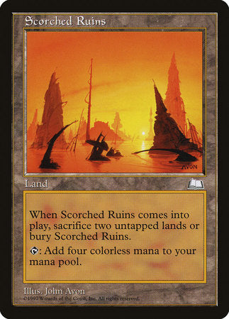 Scorched Ruins [Weatherlight] | Exor Games Truro