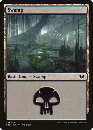 Swamp (334) [Commander 2015] | Exor Games Truro