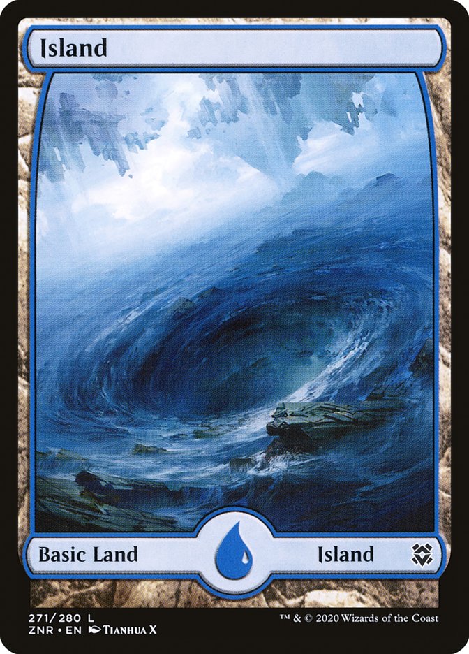 Island (271) [Zendikar Rising] | Exor Games Truro