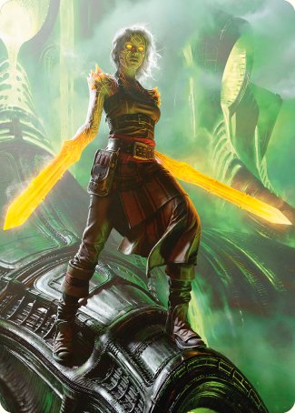 Nahiri, the Unforgiving Art Card [Phyrexia: All Will Be One Art Series] | Exor Games Truro