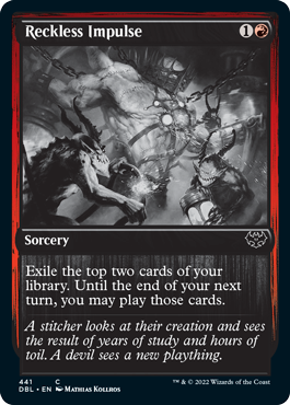 Reckless Impulse [Innistrad: Double Feature] | Exor Games Truro