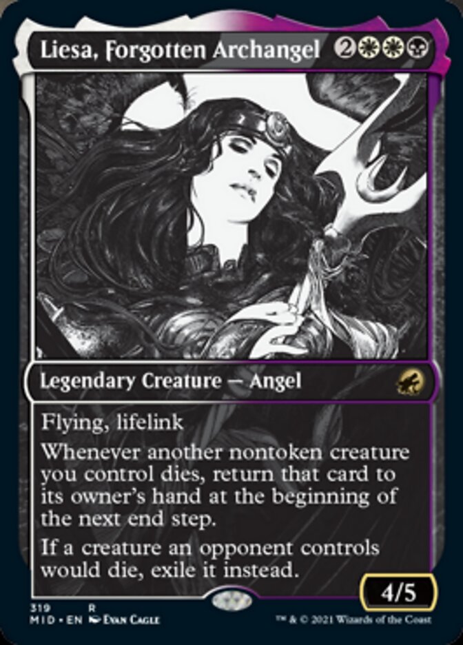 Liesa, Forgotten Archangel (Showcase Eternal Night) [Innistrad: Midnight Hunt] | Exor Games Truro