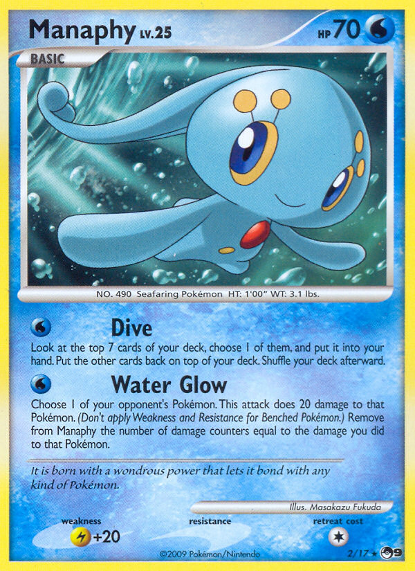 Manaphy (2/17) [POP Series 9] | Exor Games Truro