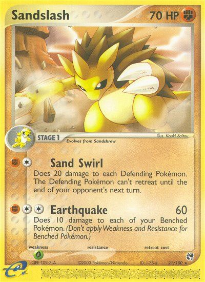 Sandslash (21/100) [EX: Sandstorm] | Exor Games Truro