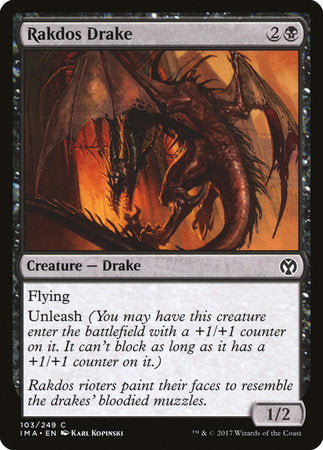 Rakdos Drake [Iconic Masters] | Exor Games Truro