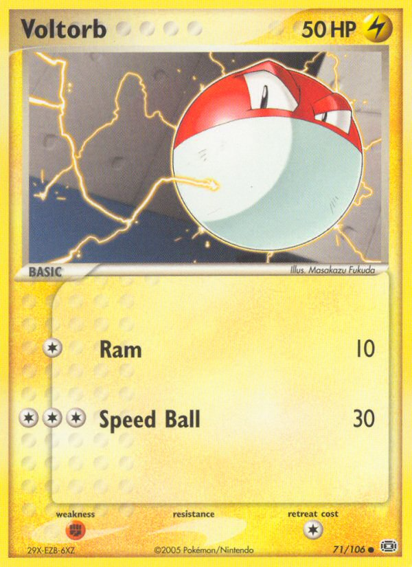 Voltorb (71/106) [EX: Emerald] | Exor Games Truro