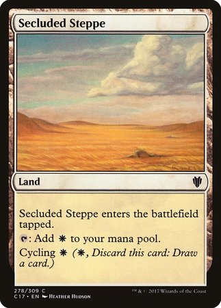 Secluded Steppe [Commander 2017] | Exor Games Truro