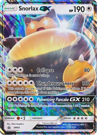 Snorlax GX (SM05) (Jumbo Card) [Sun & Moon: Black Star Promos] | Exor Games Truro
