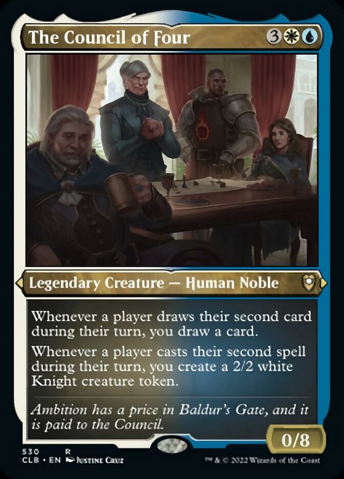 The Council of Four (Foil Etched) [Commander Legends: Battle for Baldur's Gate] | Exor Games Truro