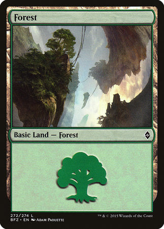 Forest (272) [Battle for Zendikar] | Exor Games Truro