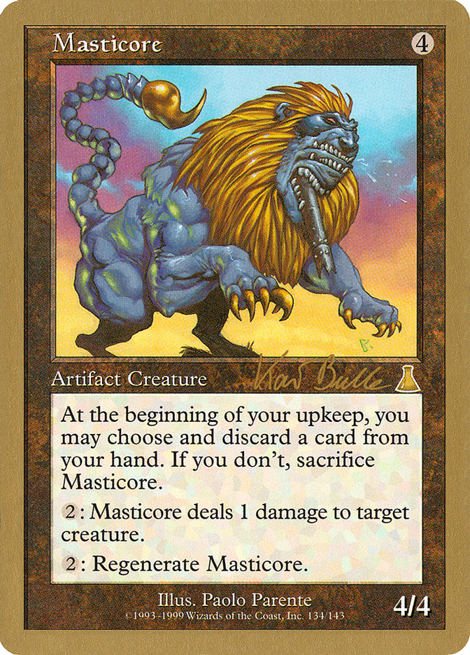 Masticore (Kai Budde) [World Championship Decks 1999] | Exor Games Truro