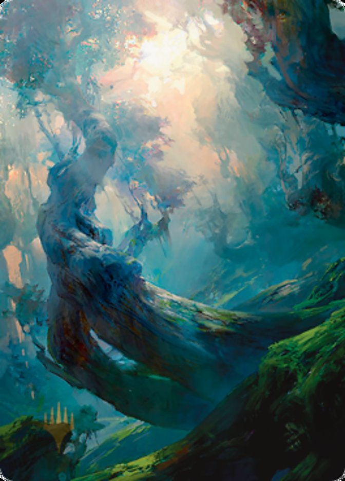 Forest 3 Art Card (Gold-Stamped Signature) [Zendikar Rising Art Series] | Exor Games Truro