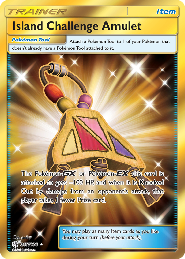 Island Challenge Amulet (265/236) [Sun & Moon: Cosmic Eclipse] | Exor Games Truro