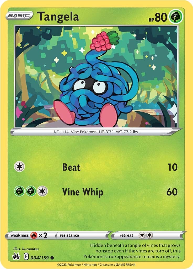 Tangela (004/159) [Sword & Shield: Crown Zenith] | Exor Games Truro