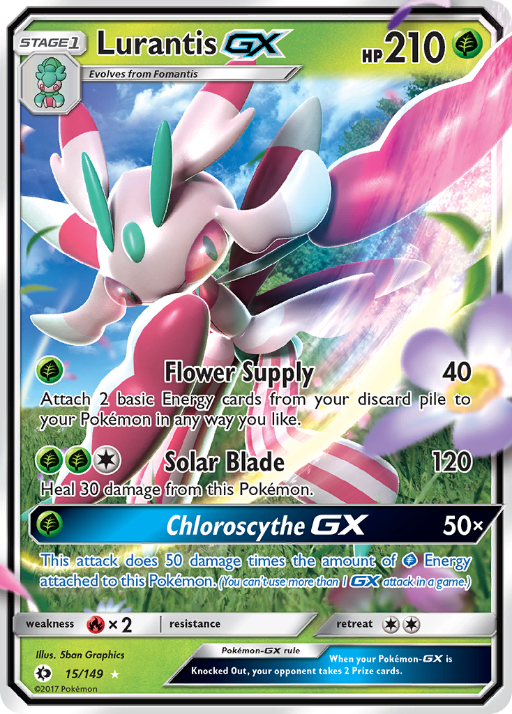 Lurantis GX (15/149) [Sun & Moon: Base Set] | Exor Games Truro