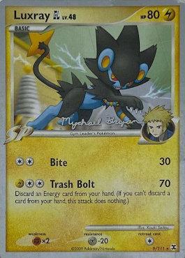 Luxray GL LV.48 (9/111) (Happy Luck - Mychael Bryan) [World Championships 2010] | Exor Games Truro