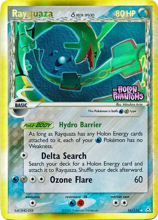 Rayquaza (16/110) (Delta Species) (Stamped) [EX: Holon Phantoms] | Exor Games Truro