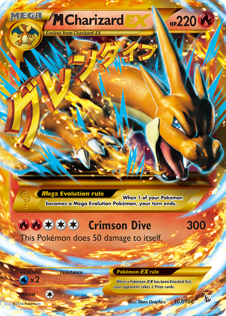 M Charizard EX (107/106) [XY: Flashfire] | Exor Games Truro