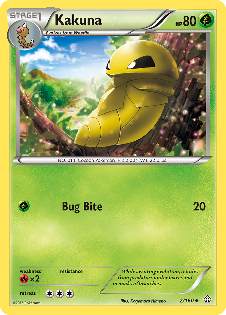 Kakuna (2/160) [XY: Primal Clash] | Exor Games Truro