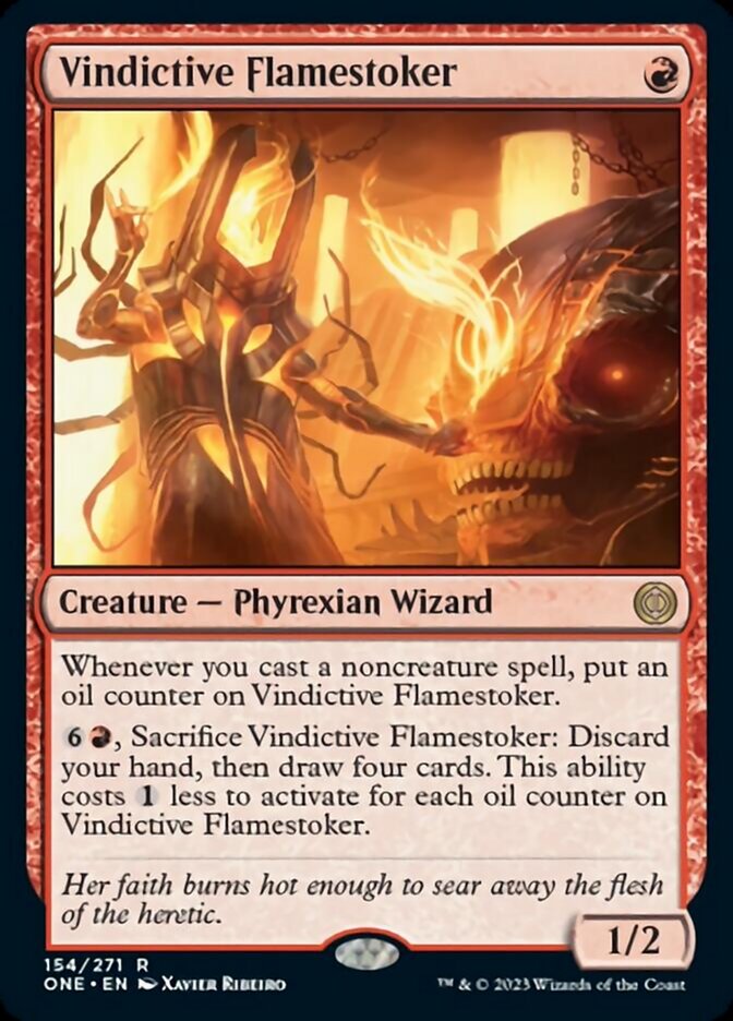 Vindictive Flamestoker [Phyrexia: All Will Be One] | Exor Games Truro