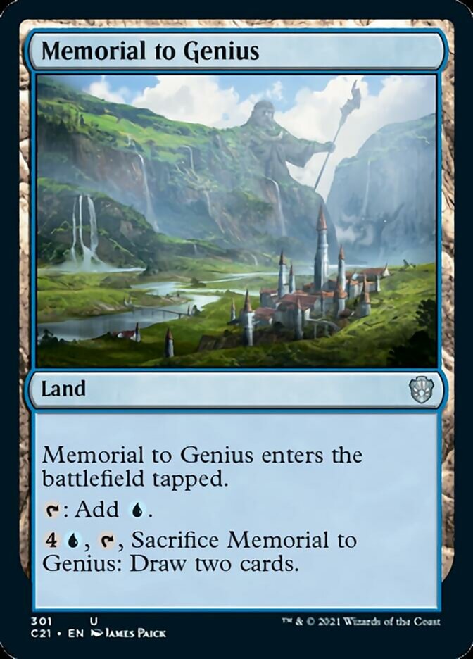 Memorial to Genius [Commander 2021] | Exor Games Truro