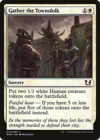 Gather the Townsfolk [Duel Decks: Blessed vs. Cursed] | Exor Games Truro