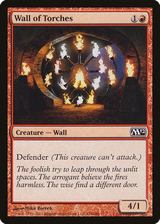 Wall of Torches [Magic 2012] | Exor Games Truro