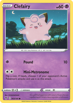 Clefairy (063/185) [Sword & Shield: Vivid Voltage] | Exor Games Truro