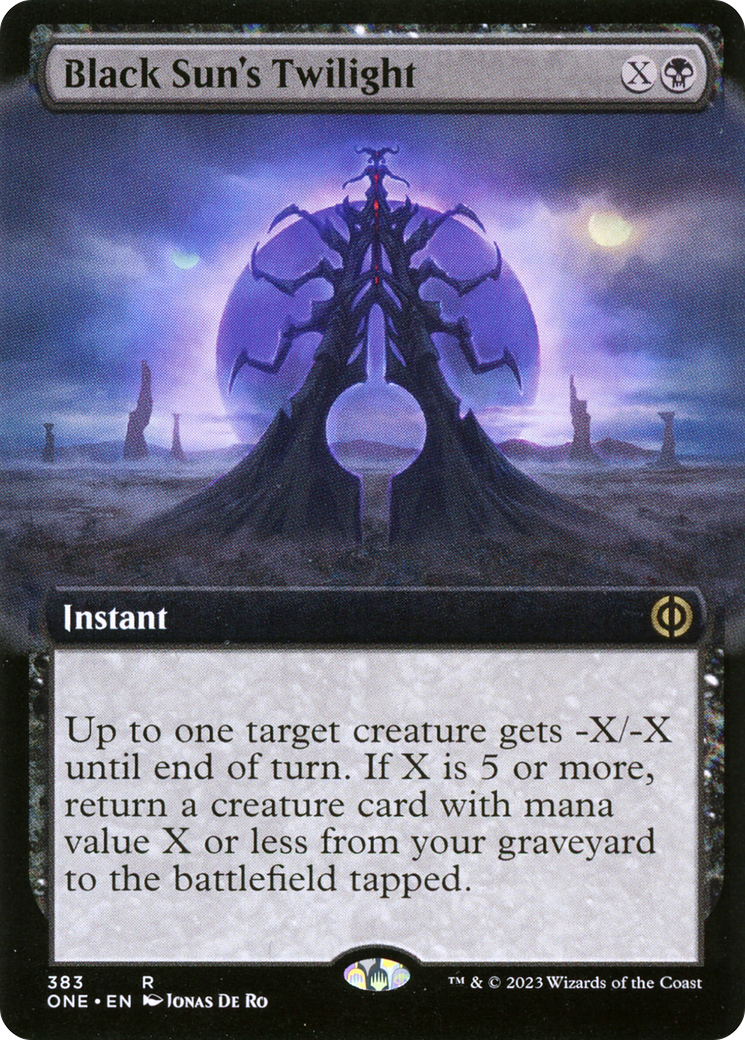 Black Sun's Twilight (Extended Art) [Phyrexia: All Will Be One] | Exor Games Truro