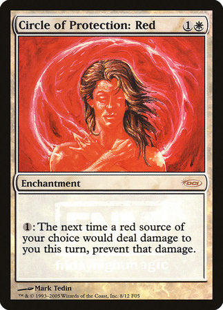 Circle of Protection: Red [Friday Night Magic 2005] | Exor Games Truro