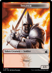 Goblin (0008) // Soldier Double-Sided Token [Ravnica Remastered Tokens] | Exor Games Truro