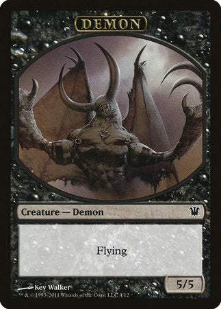 Demon Token [Innistrad Tokens] | Exor Games Truro