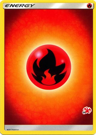 Fire Energy (Charizard Stamp #24) [Battle Academy 2020] | Exor Games Truro