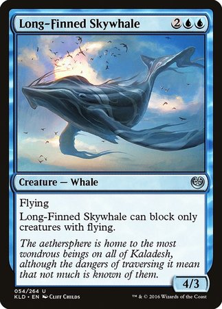 Long-Finned Skywhale [Kaladesh] | Exor Games Truro