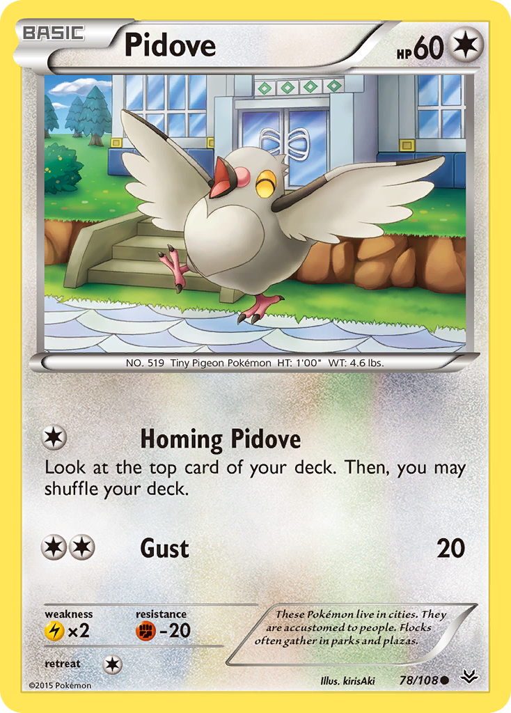 Pidove (78/108) [XY: Roaring Skies] | Exor Games Truro
